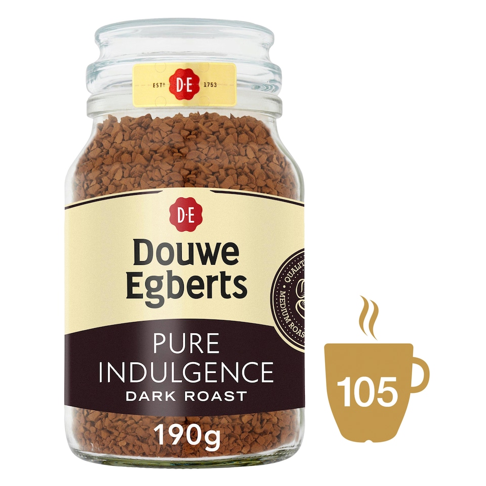 Douwe Egberts Pure Indulgence Instant Coffee 190G