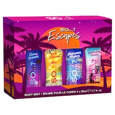 So...? Escapes Body Mist 4 X 50Ml