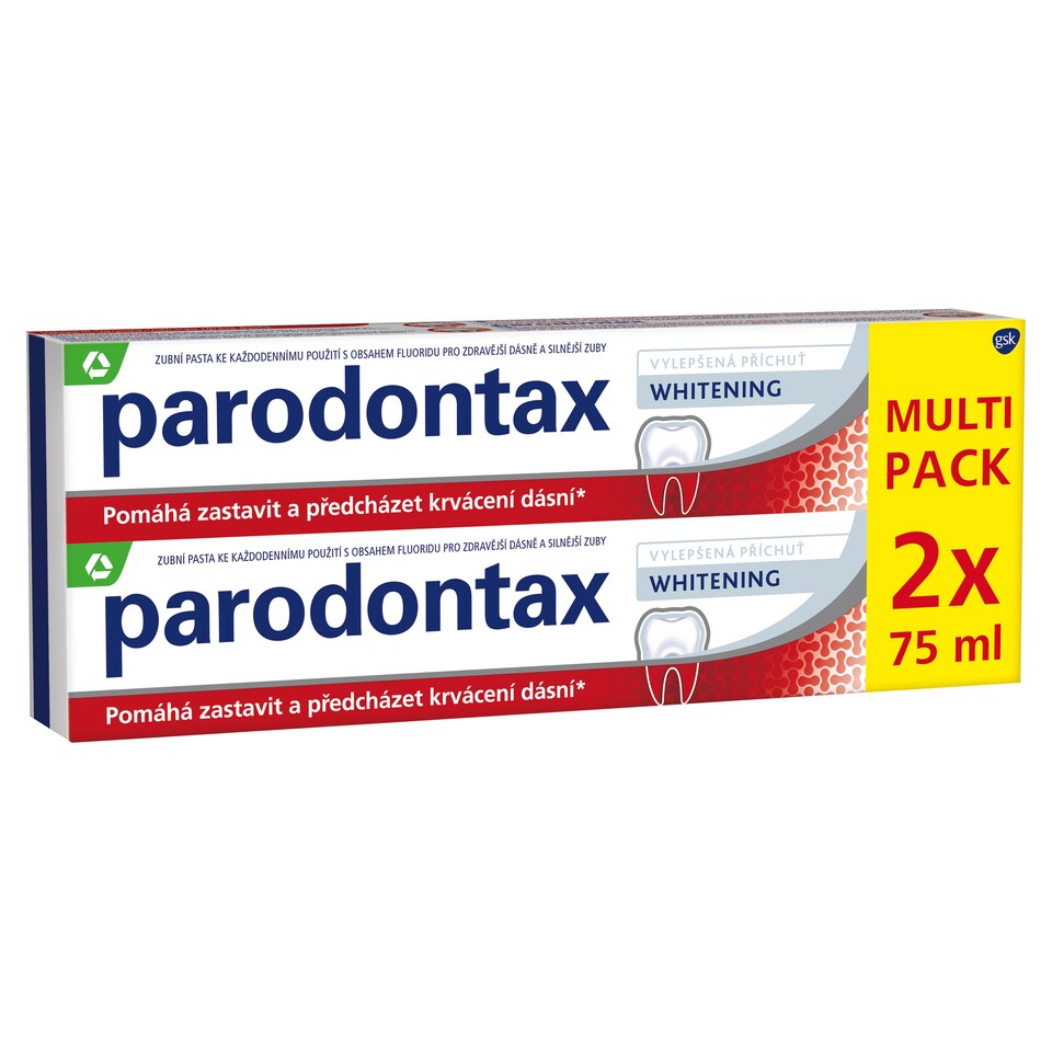 Obrázek 1 pro produkt Parodontax Whitening zubní pasta 2 x 75ml