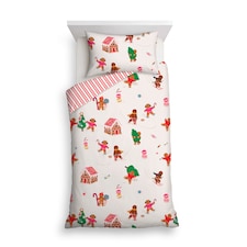 F&F Home Gingerbread Man Duvet Set Single