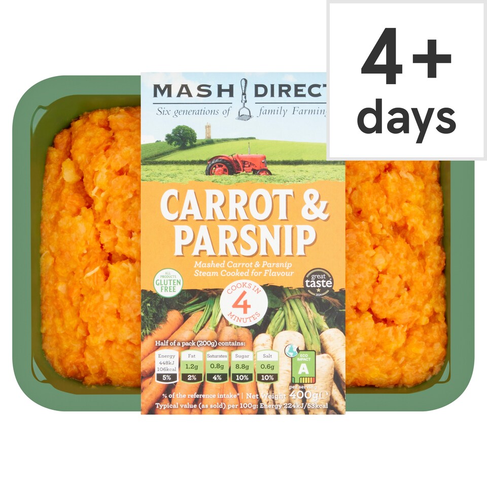 Mash Direct Carrot & Parsnip Mash 400G