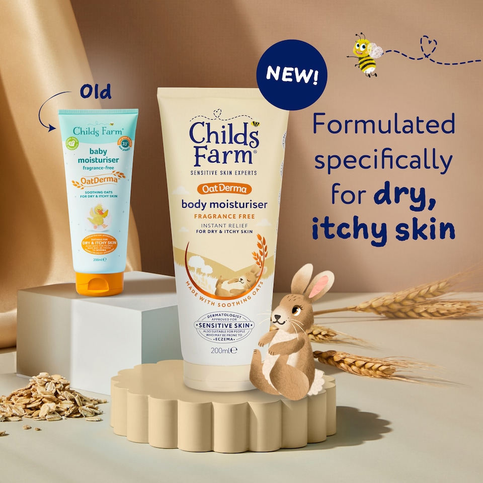 image 1 of Childs Farm OatDerma Body Moisturiser Fragrance Free 200ml