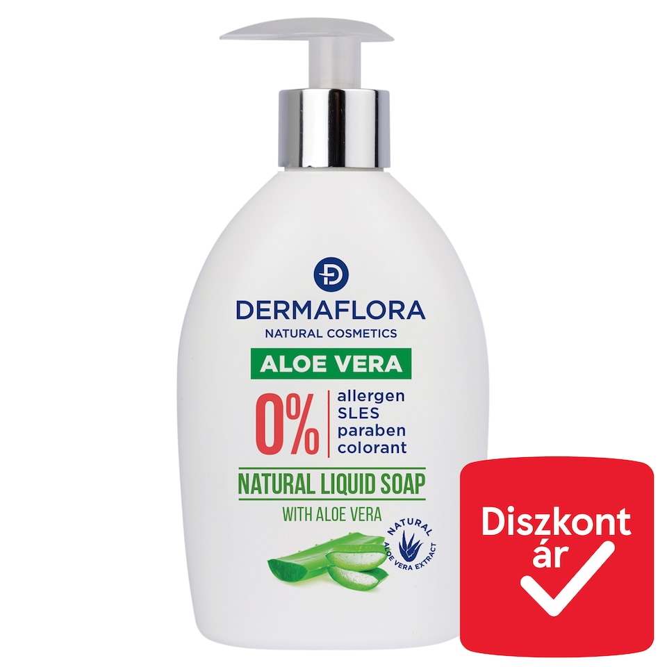 Dermaflora folyékony szappan aloe verával 400 ml