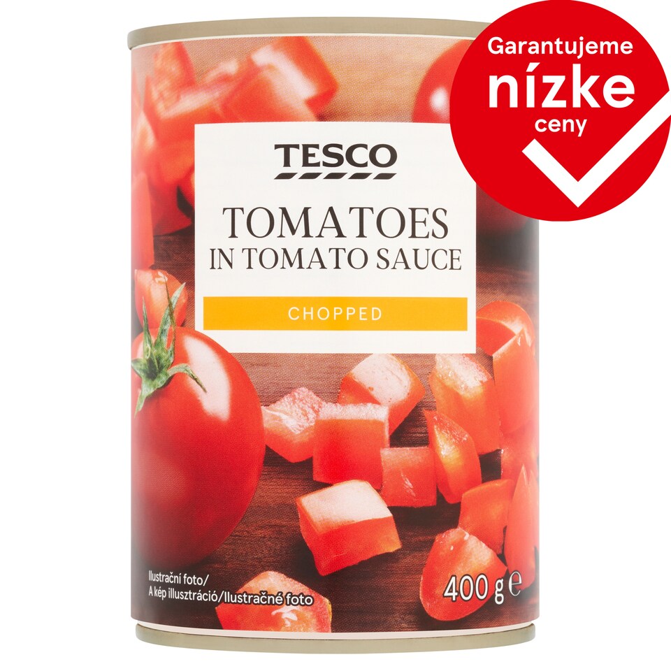 Tesco Krájané paradajky v paradajkovej šťave 400 g