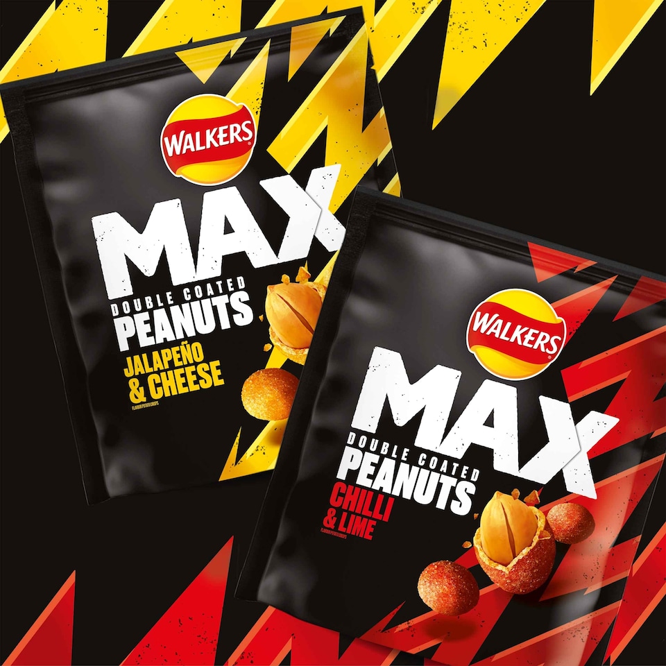 image 1 of Walkers Max Double Coated Peanuts Chilli & Lime Sharing Bag 175g