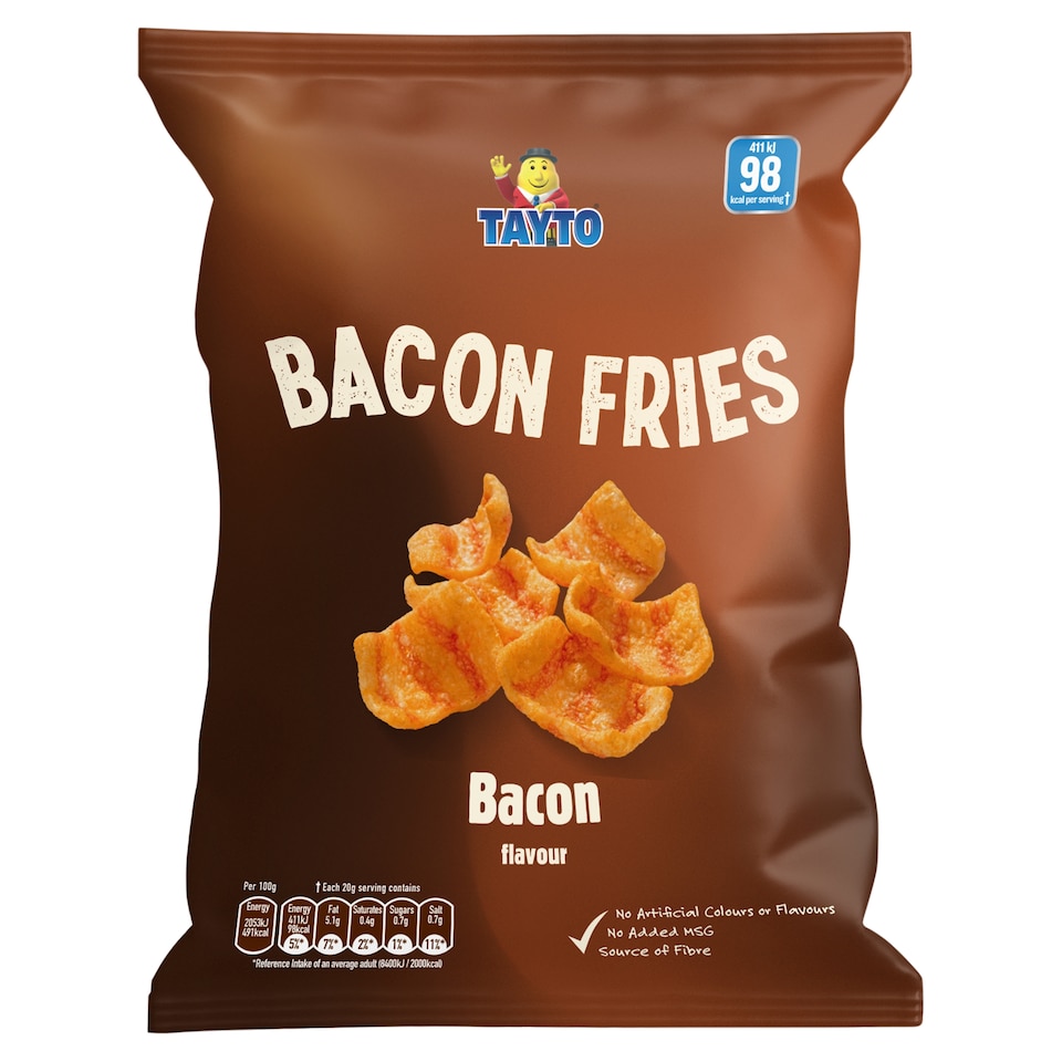 Tayto Occasions Bacon Flavoured Bacon Fries 80G