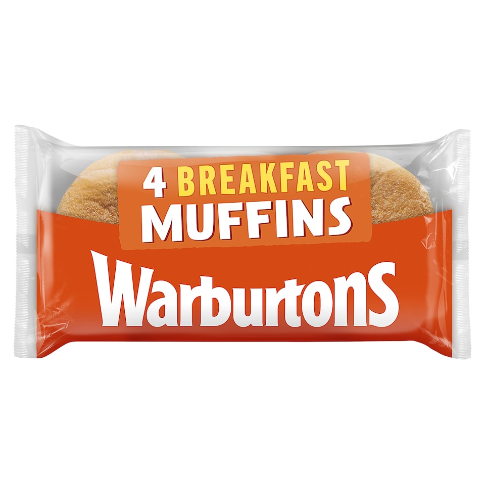image 1 of Warburtons Toasting Breakfast Muffins 4 Pack