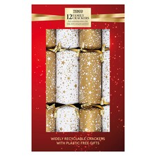 Tesco Gold Cube Crackers 12 Pack