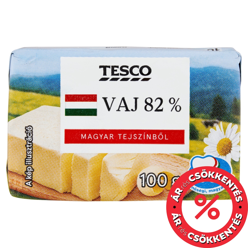 Tesco Butter 82% 100 g