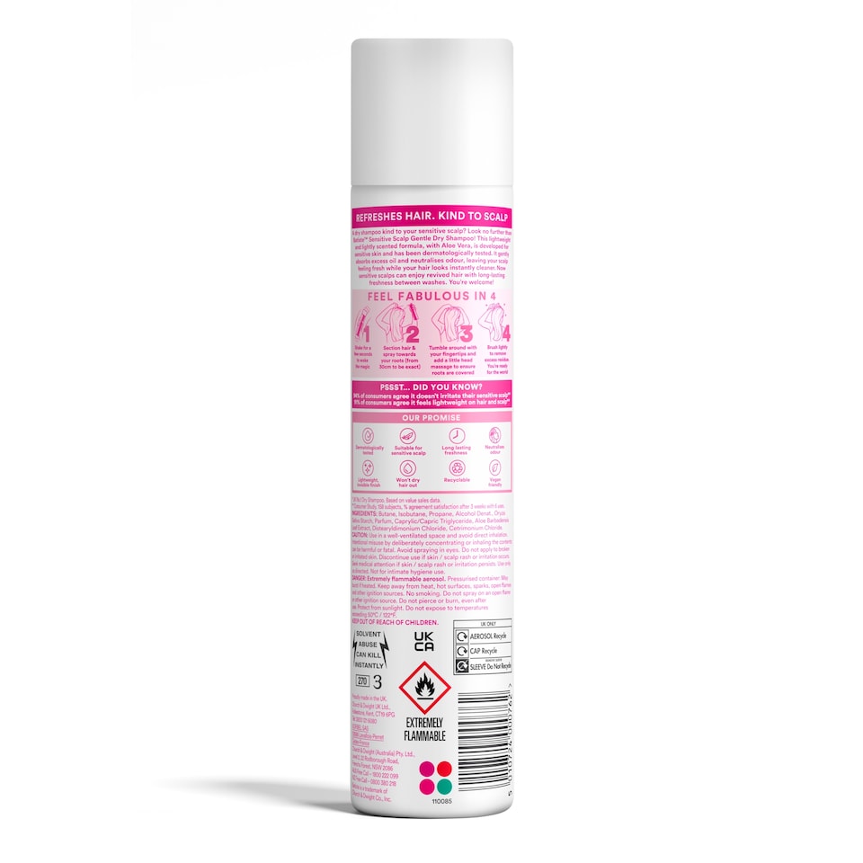 image 1 of Batiste Sensitive Scalp Dry Shampoo 200ml