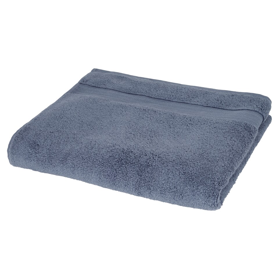 F&F Home Slate Blue Supersoft Cotton Bath Towel