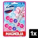 image 1 of Domestos Power 5 Rim Toilet Rim Block Fresheners Pink Magnolia 2x 50g
