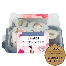 Tesco Smoked Salmon Sushi Snack 57G
