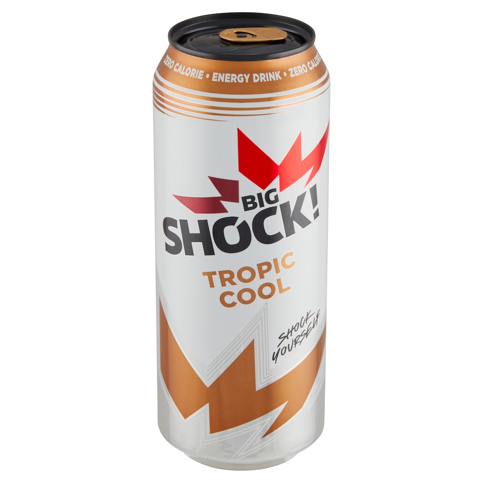 image 1 of Big Shock! Tropic Cool Carbonated Energy Drink 500ml