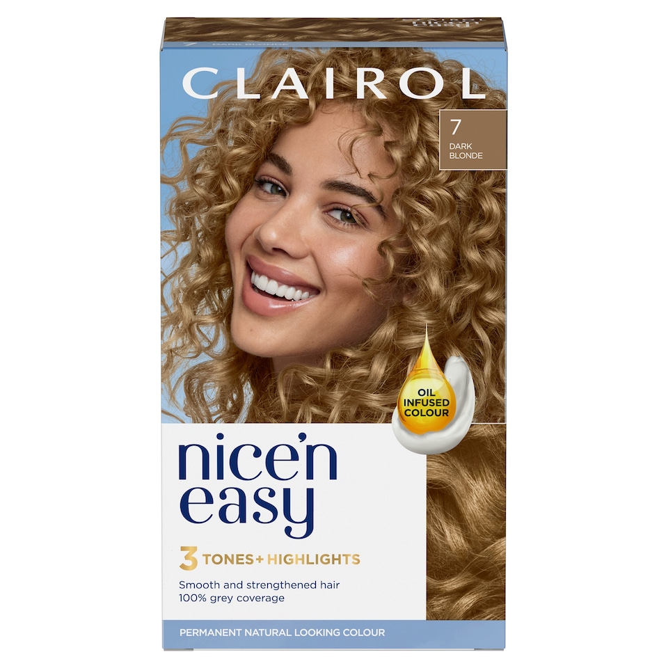 image 1 of Clairol Nice ‘N Easy Dark Blonde 7 Hair Dye