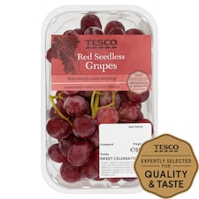 Tesco Red Seedless Grape Punnet (C)