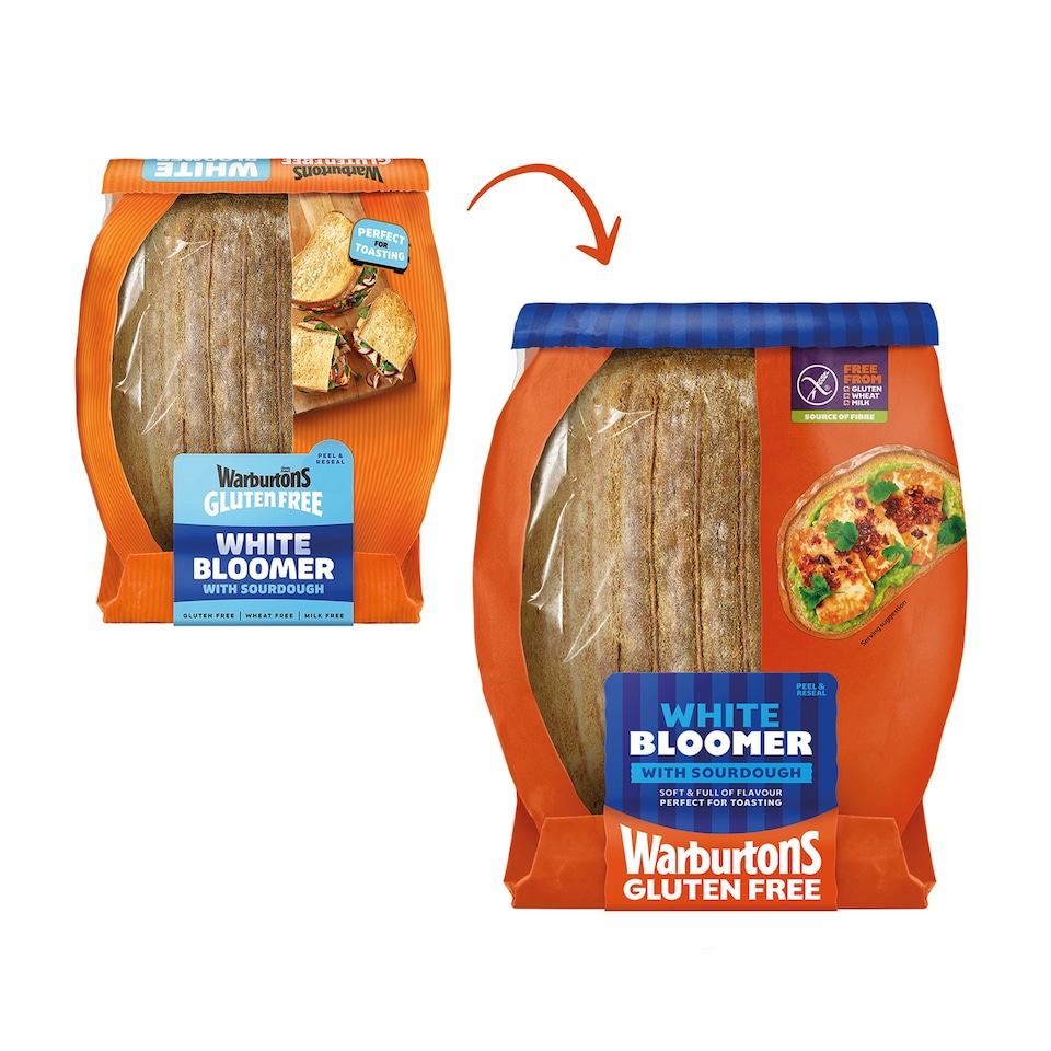 image 1 of Warburtons Gluten Free White Sourdough Bloomer 400g