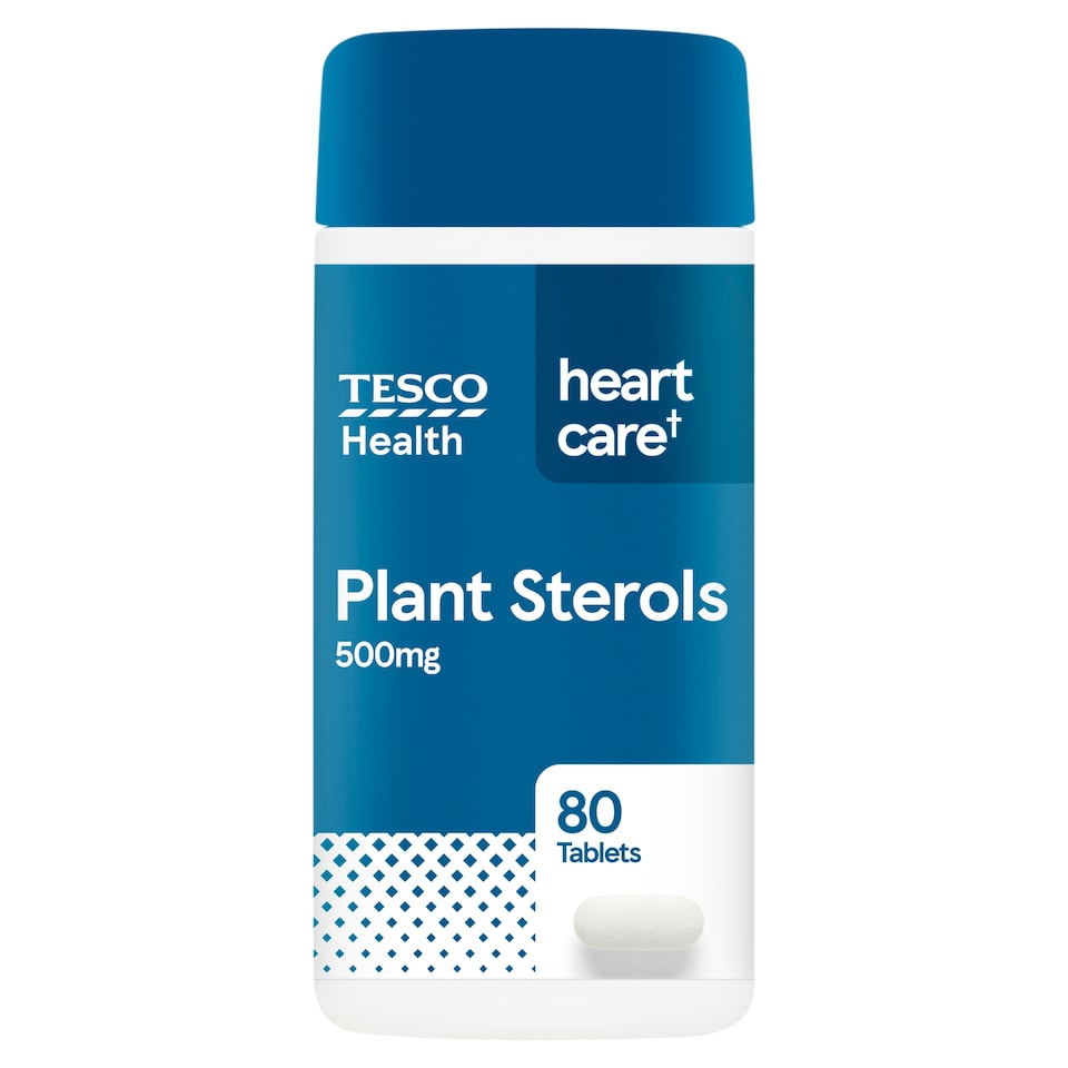 Tesco Health Plant Sterol 500mg x 80 Tablets 
