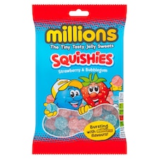 Millions Strawberry and Bubblegum Squishies 130g