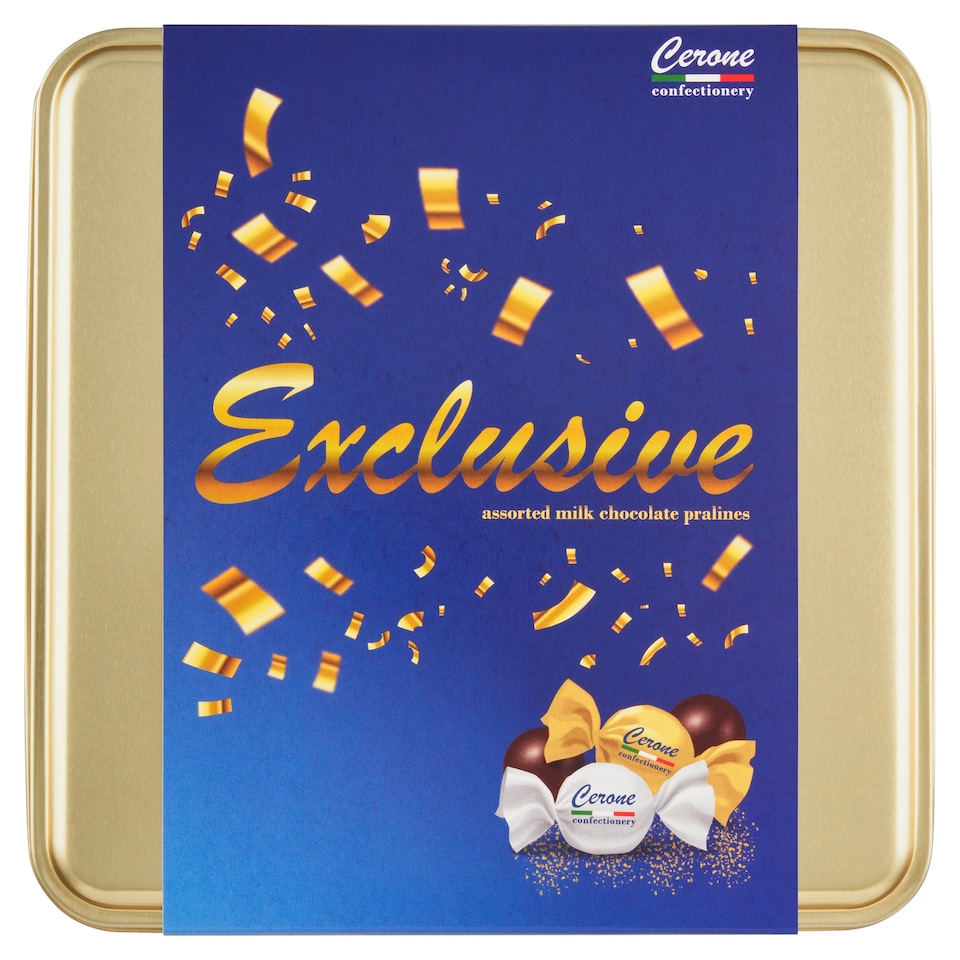 Cerone Exclusive zmes praliniek z mliečnej čokolády s krémovou náplňou 200 g