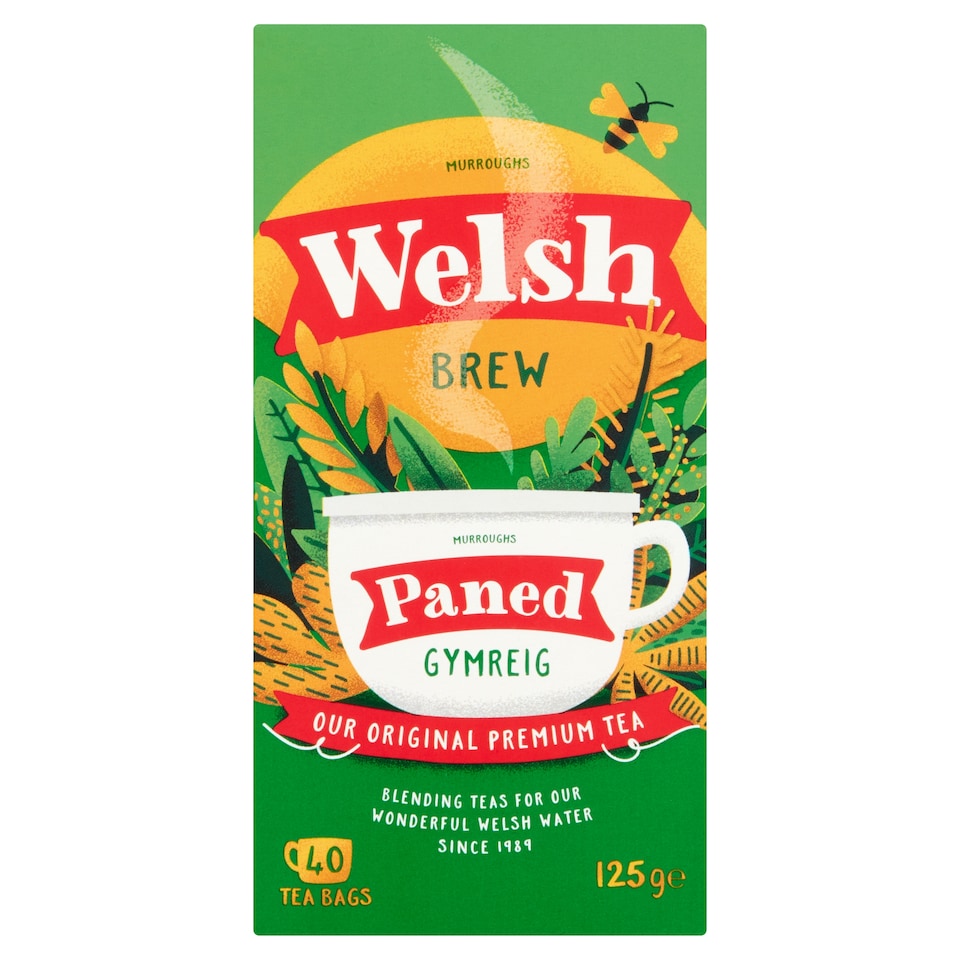 Murroughs Welsh Brew 40 Tea Bags 125G (L