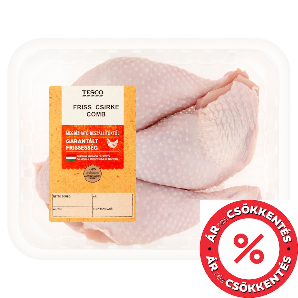 Tesco friss csirke comb 650 g