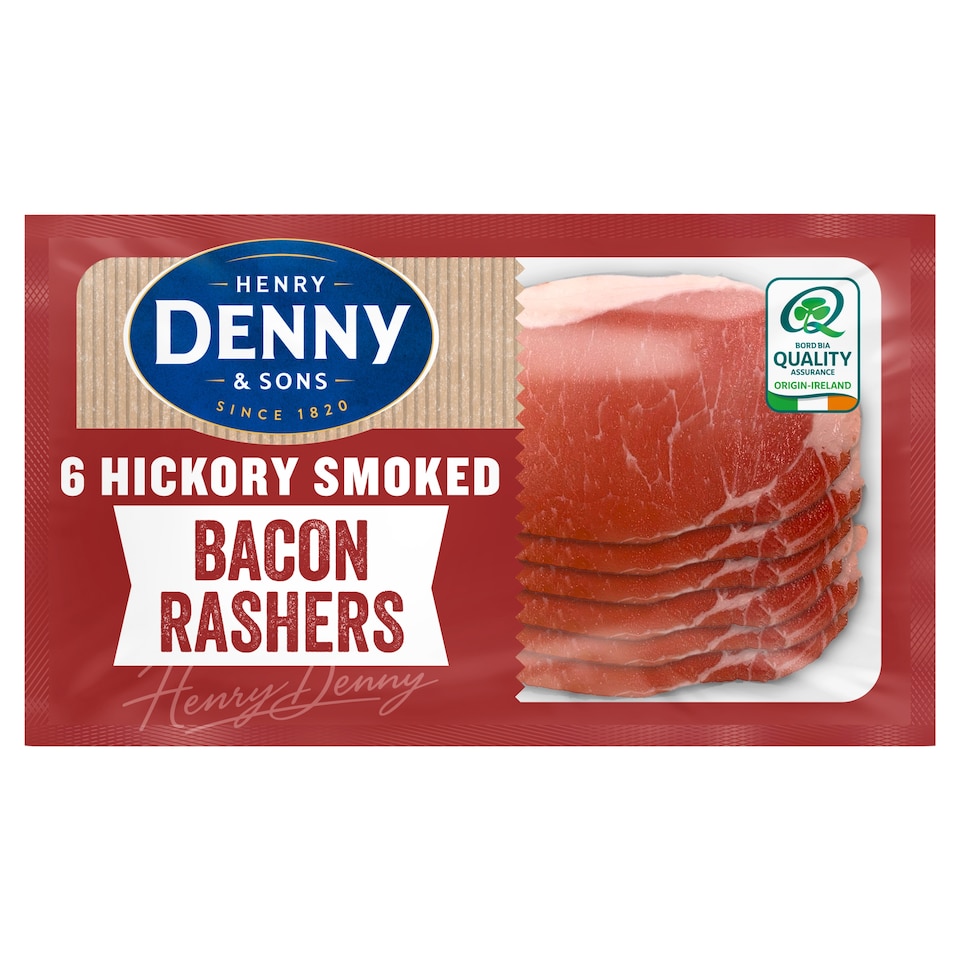 Denny 6 Hickory Smoked Rashers 180G