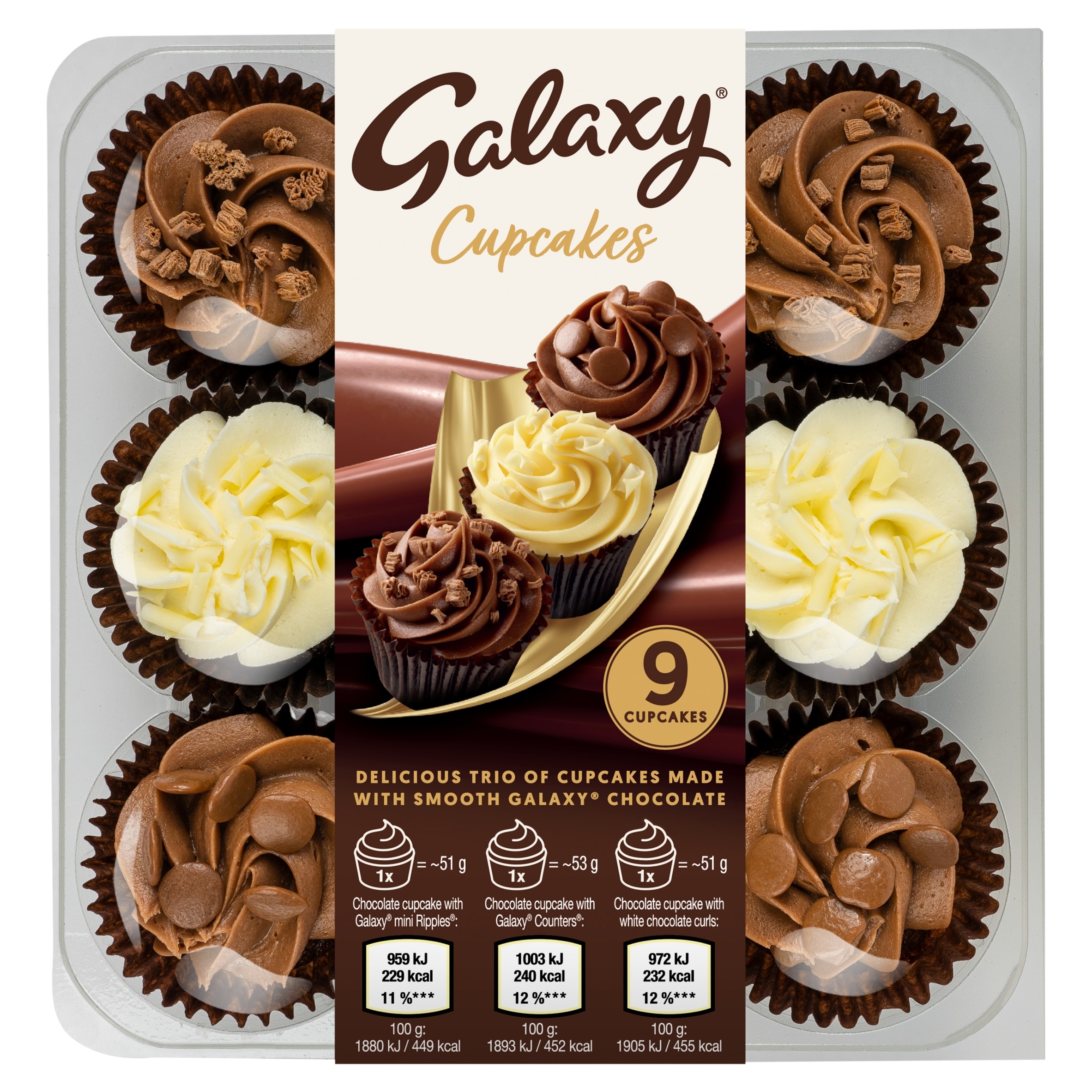Galaxy Cupcakes 9 pack