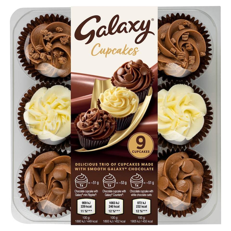 Galaxy Cupcakes 9 pack