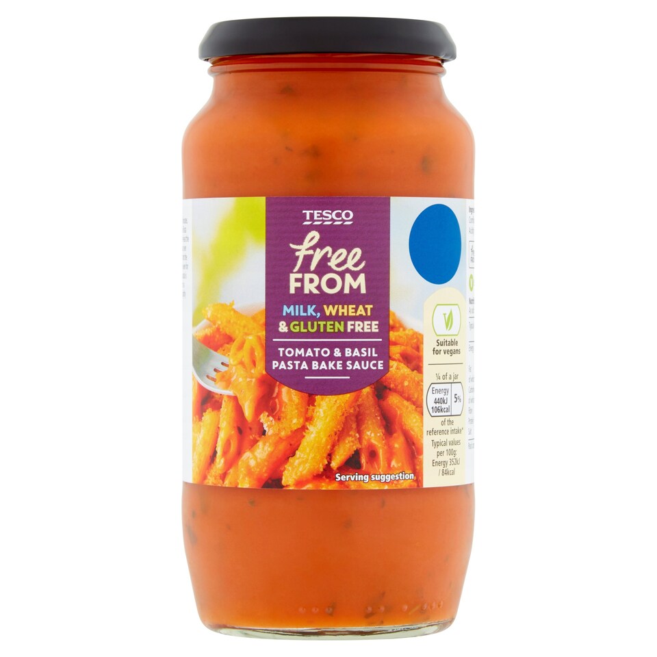 Tesco Free From Tomato And Basil Bake 500G