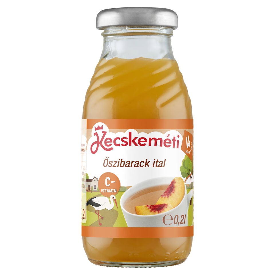 Kecskeméti őszibarack bébiital 4 hónapos kortól 0,2 l