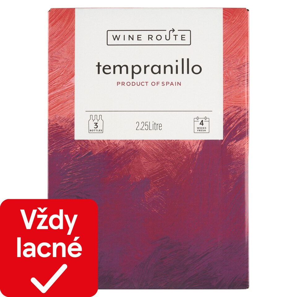 Wine Route Tempranillo Dry Red Wine 2.25 L