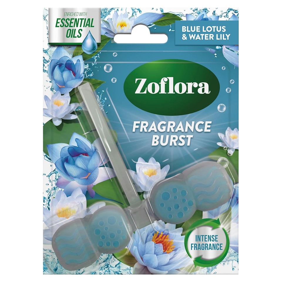  ZOFLORA BLUE LOTUS & WATER LILY RIM BLOCK CLEANER 48G