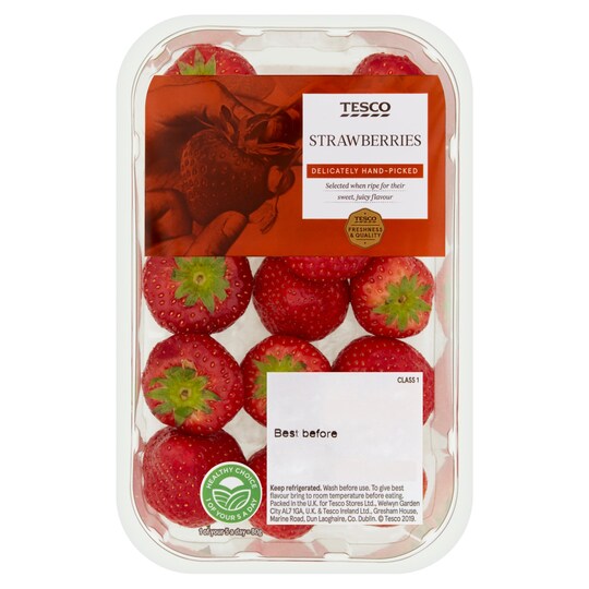 Tesco Strawberries 250G Tesco Groceries