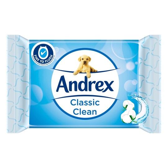 Andrex Washlets Classic Clean Single X40 Tesco Groceries