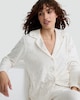 image 4 of F&F Star Print Shirt and Trousers Revere Pyjama Set in Cream
