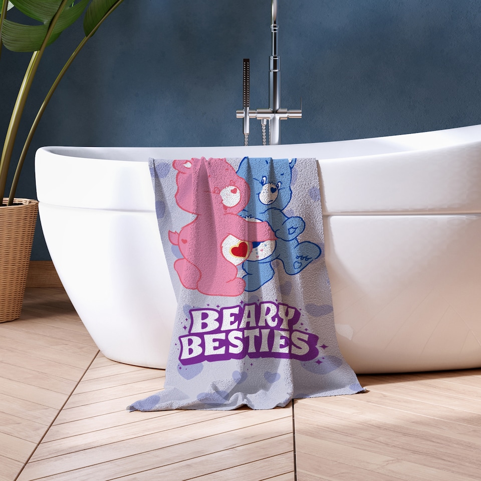 image 1 of CLOUDCO Care Bears Towel