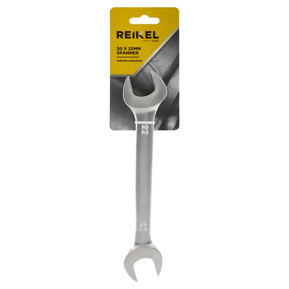 Reikel Otevřený klíč na matice oboustranný 20 x 22 mm