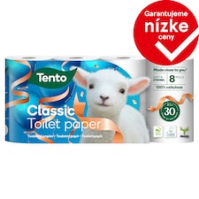 Tento Classic toaletný papier 3 vrstvy 8 kotúčov