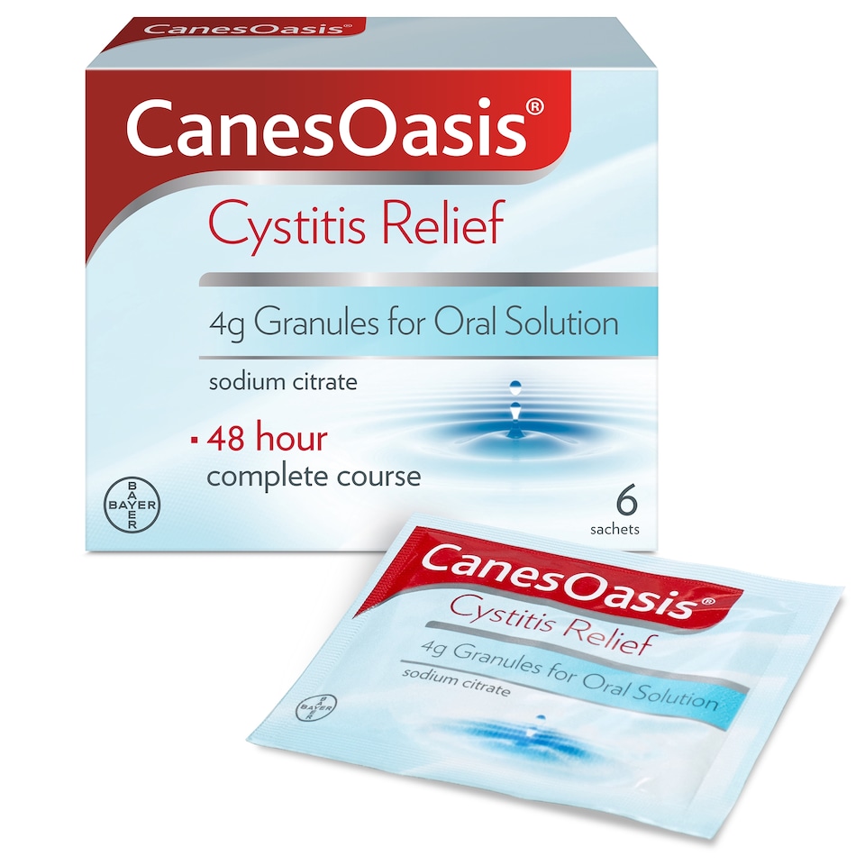 image 1 of CanesOasis Cystitis Relief Cranberry Sachets 6s