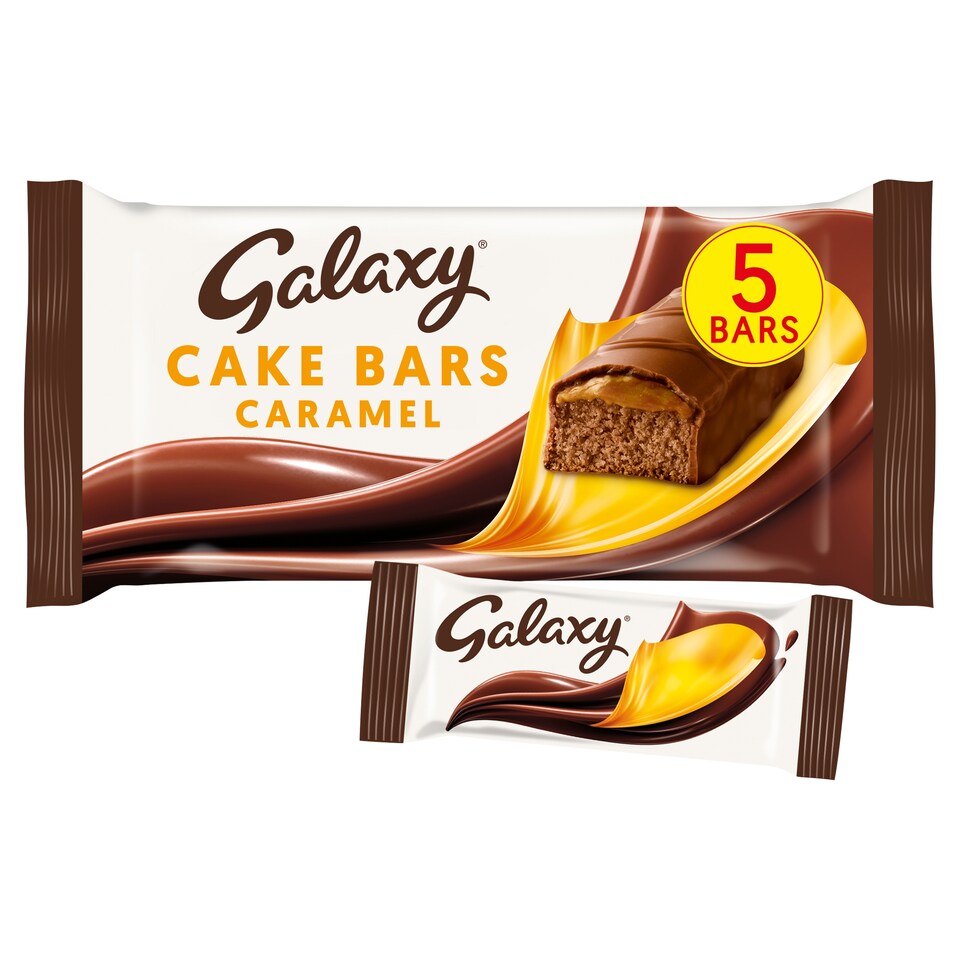 Galaxy Caramel Cake Bars 5 Pack