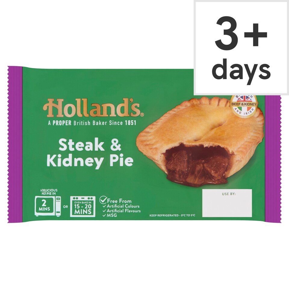 Hollands Steak & Kidney Pie