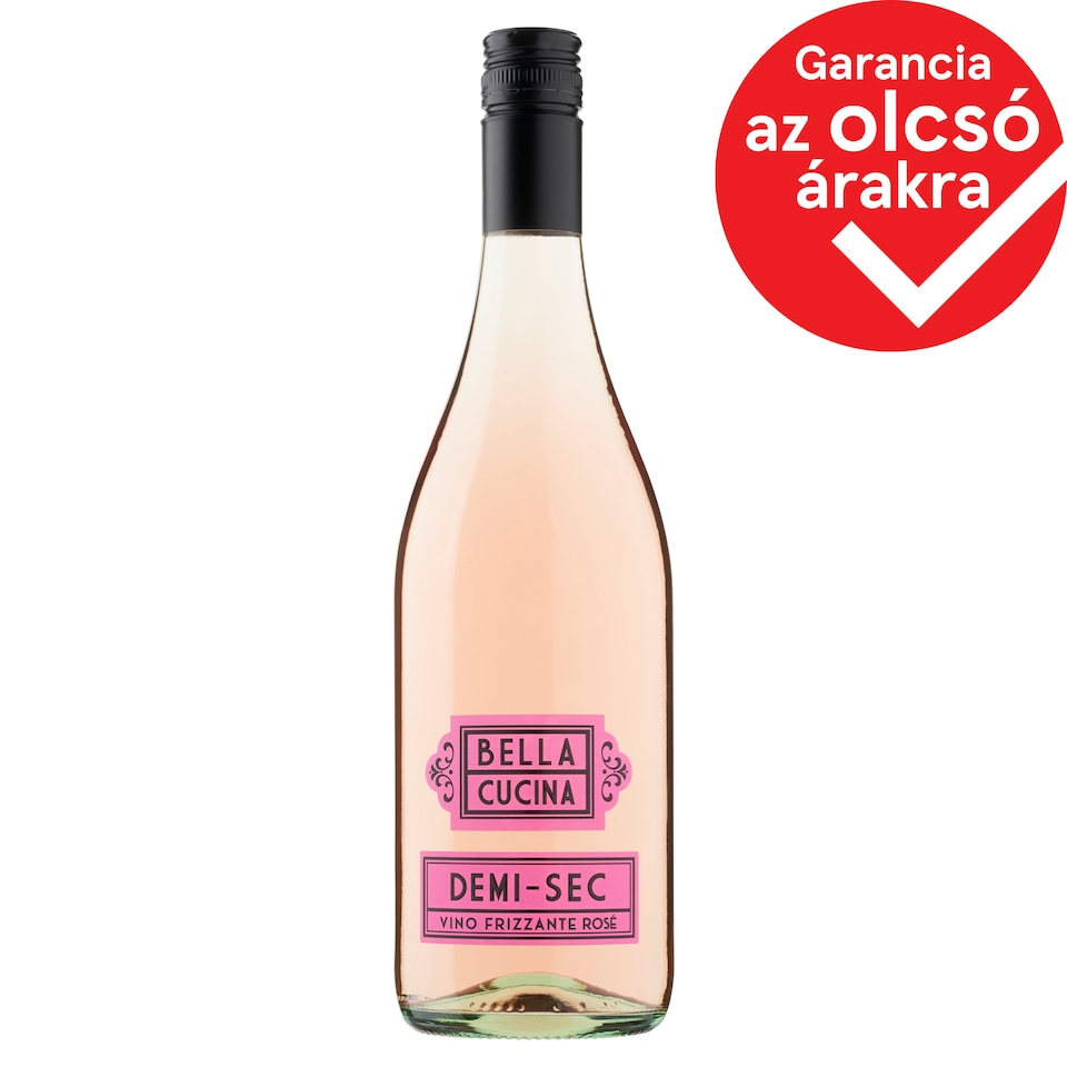 Bella Cucina Demi-Sec Semi-Dry Rosé Sparkling Wine 750 ml