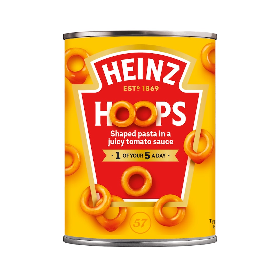 Heinz Spaghetti Hoops In Tomato Sauce 400G