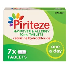 Piriteze Hayfever & Allergy Relief Tablets 7s