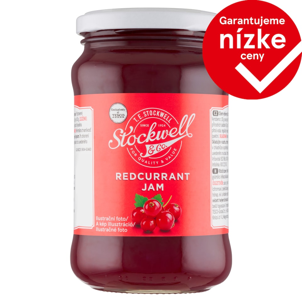 Stockwell & Co. Redcurrant Jam 450 g