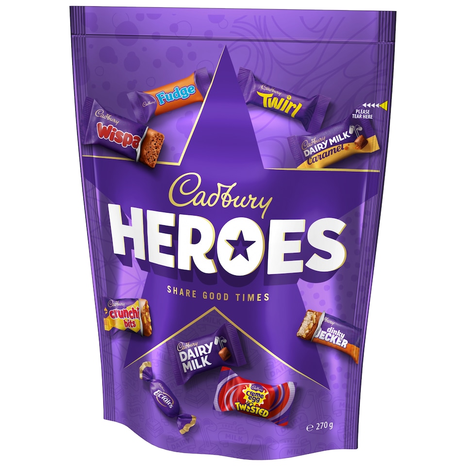 image 1 of CADBURY HEROES POUCH 270G