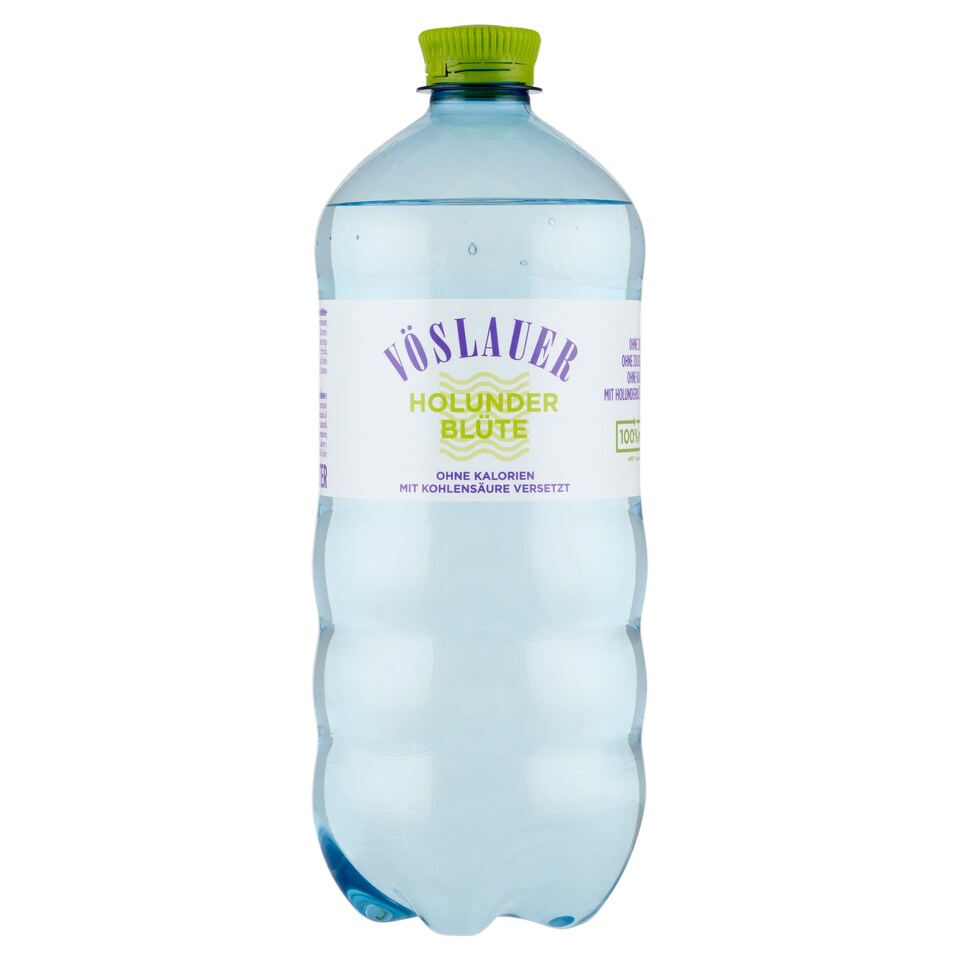 Vöslauer ásványvíz alapú, szénsavval dúsított bodza- és citromízű energiamentes ízesített ital 1 l