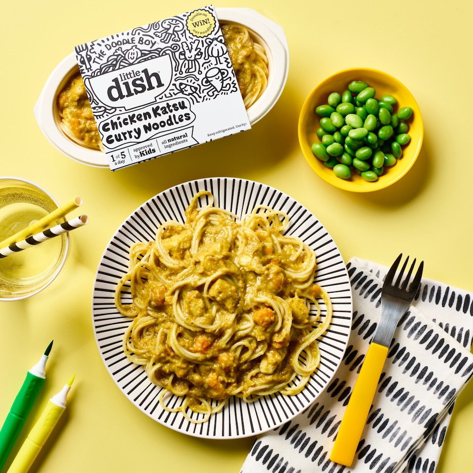 image 1 of Little Dish Chicken Katsu Curry Noodles 200g