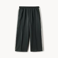 F&F Active AFTERCLASS Side Stripe Wide Leg Joggers in Green